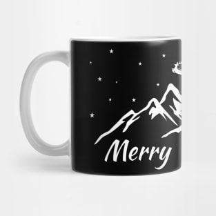 Christmas In The Mountains Santa Claus Mug